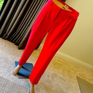 Kate Spade red plated pants
